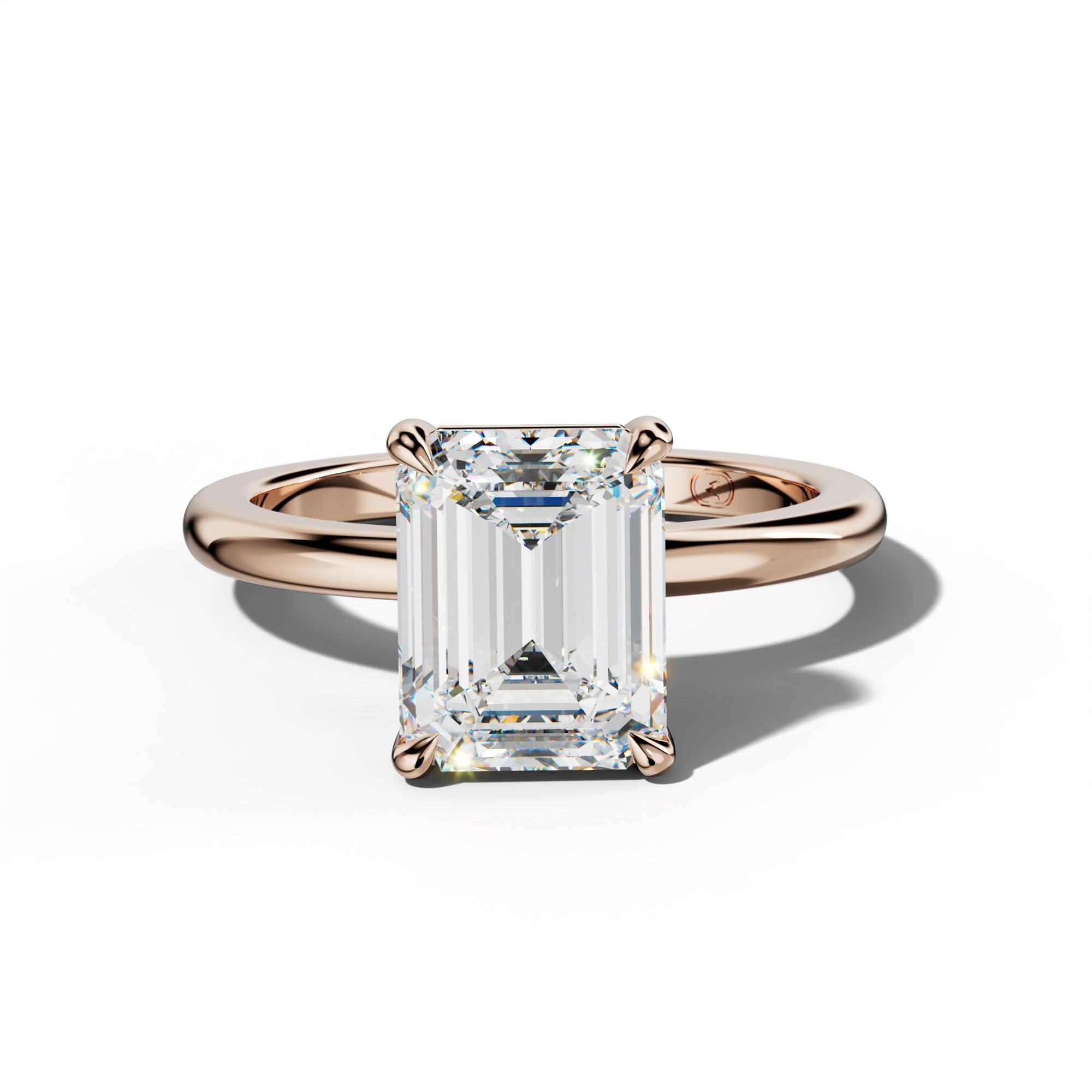 Alice Emerald Cut Engagement Ring